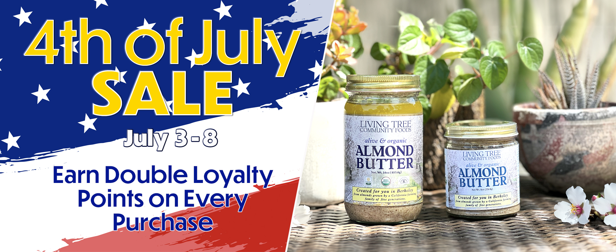 4th of July Sale Homepage Banner