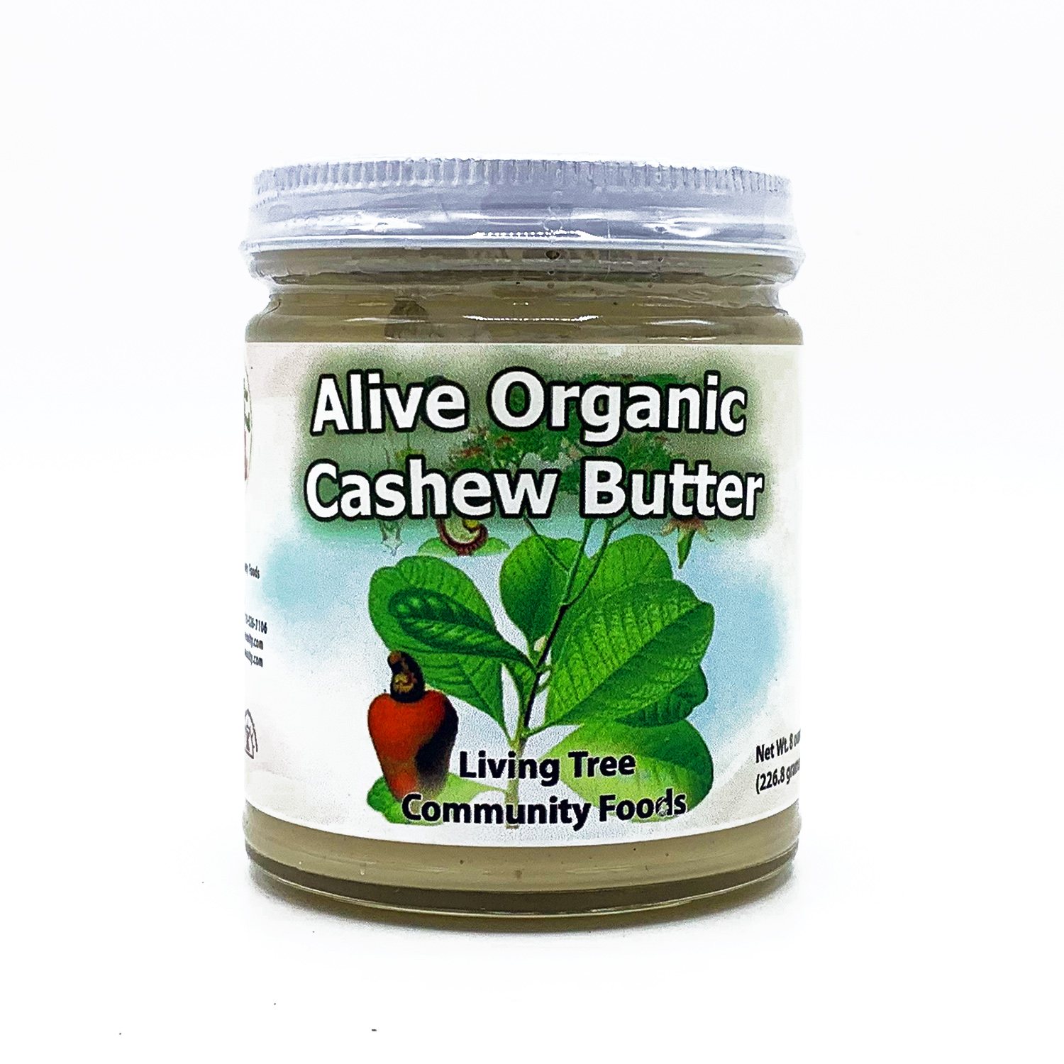 Cashew Butter - Alive and Organic | Living Tree Community Foods