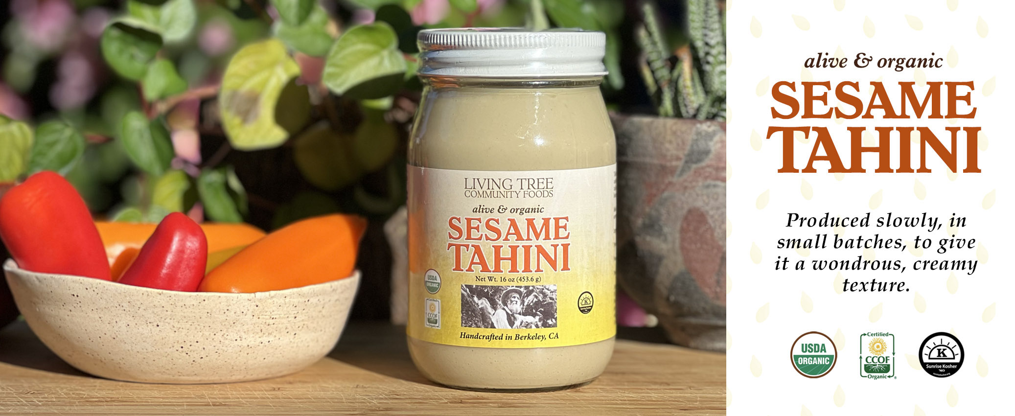 Sesame Tahini Homepage Slideshow Banner