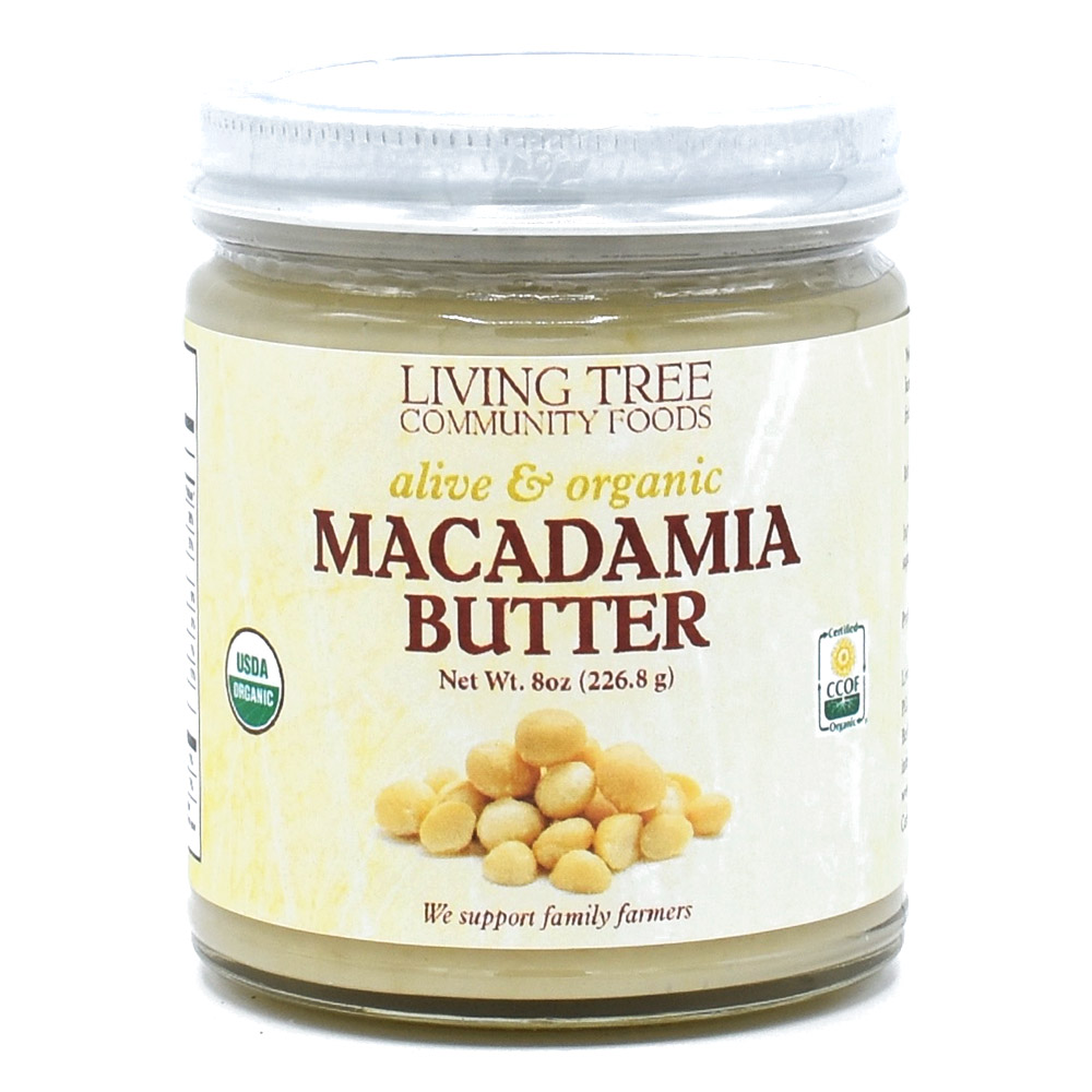 Macadamia Butter Raw, Alive and Organic
